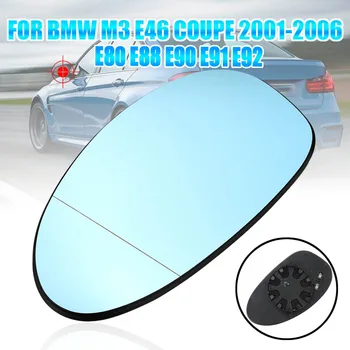 

Hot Left & Right Side Blue Heated Electric Wide Angle Wing Mirror Glass For BMW 3 Series M3 E46 2001-2006 E80 E88 E90 E91 E92