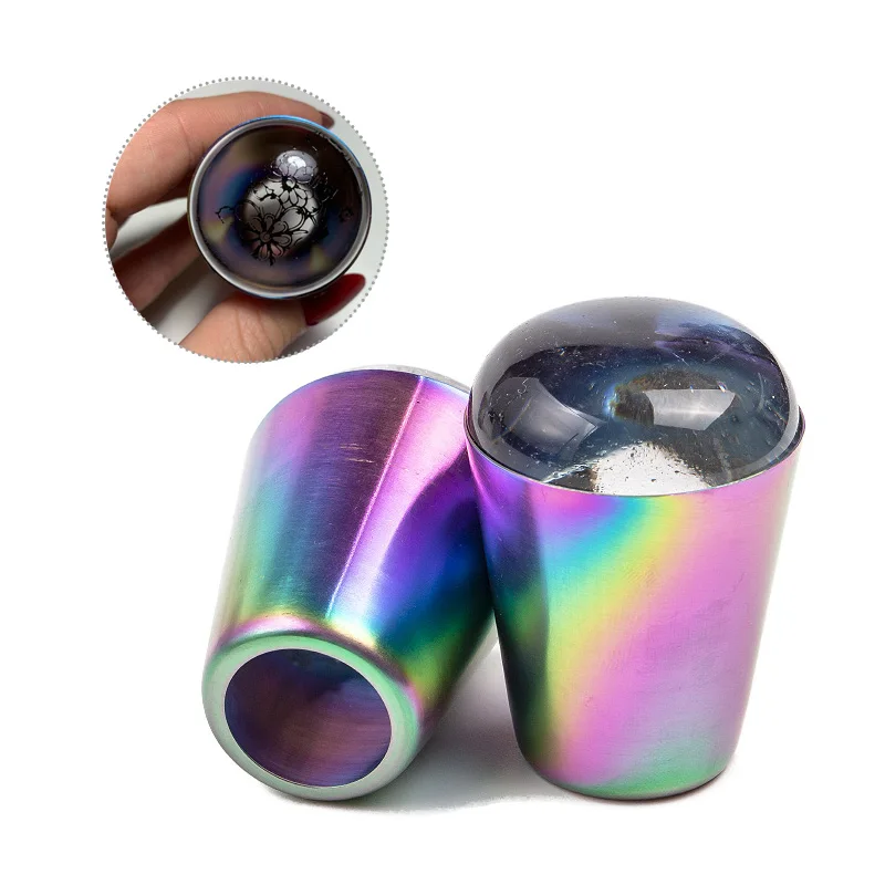 

Holographic Transparent Nail Stamper Silicone Jelly Stamping Plate DIY Design Printing Nail Art Templates Manicure Tools Stencil