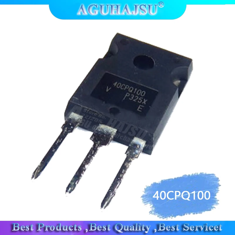 5 шт. 40CPQ100 TO-247 40CPQ100OBF диод Шоттки новый оригинальный | Электронные компоненты и