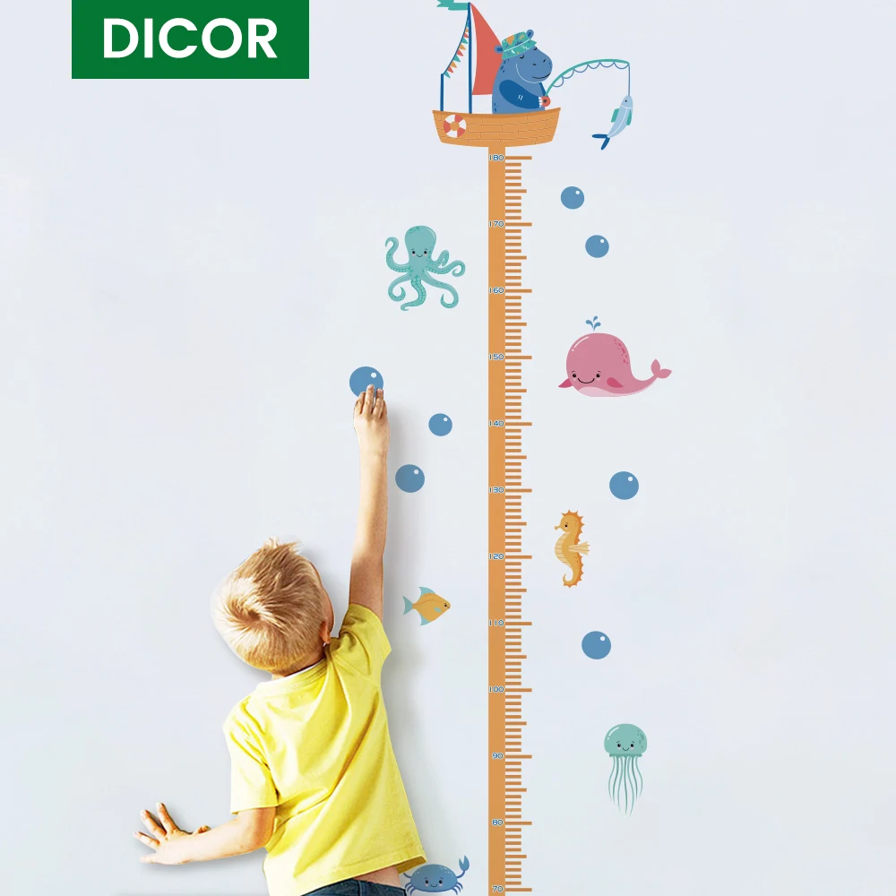 Measure Height Gauge Baby Wall Sticker Bedroom Wall Sticker for Kids