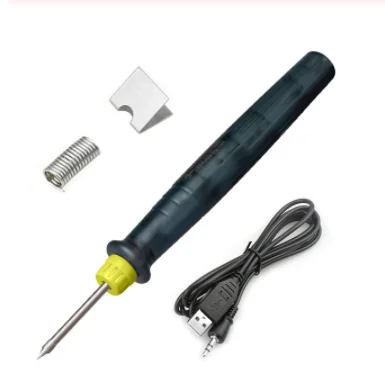 5 в 8 Вт USB питание Электрический паяльник ручка сварочный пистолет ручные инструменты набор быстрый нагрев наружные сварочные инструменты - Цвет: Зеленый