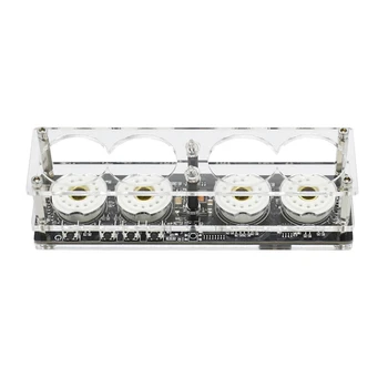 

4-Bit Integrated Glow Tube Clock QS30-1, SZ-8 Clock with Acrylic Case ,Without Glow Tubes