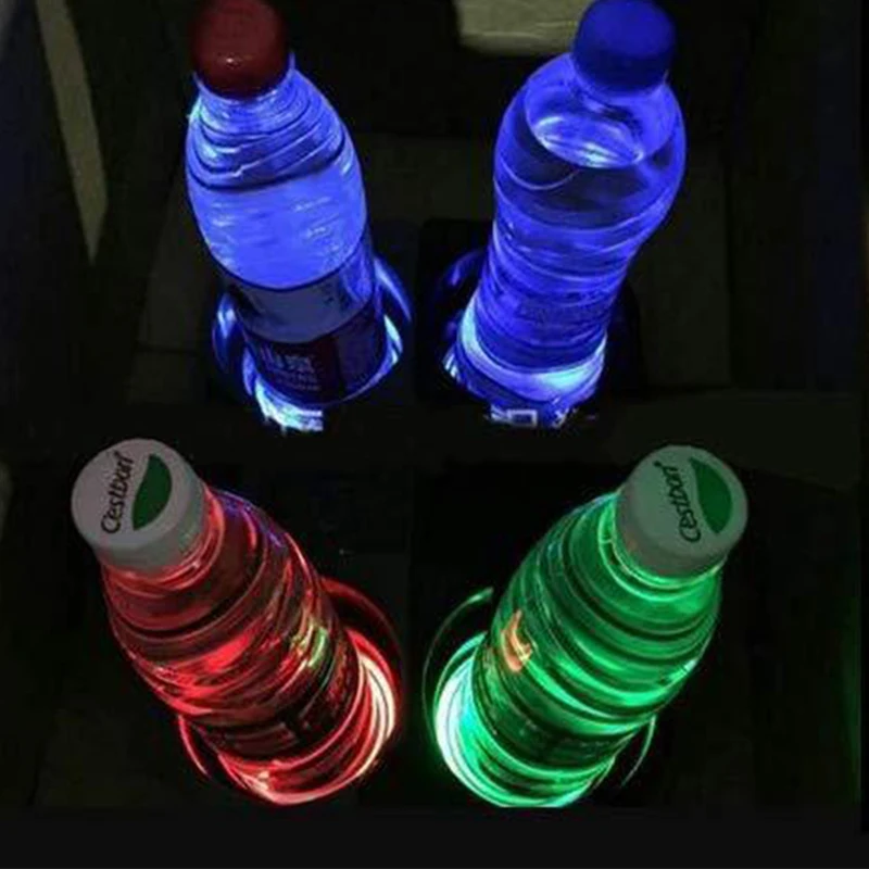 1Db Led Led Könnyű Autós Kupa Tartó Alátét Bmw F30 F10 F20 F11 F31 F07