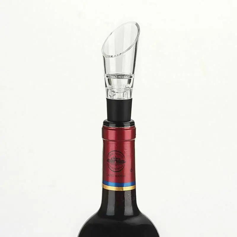 DINGJIN 6 Pack Wine Aerator Pourer Premium Bottle Aerating Decanter Spout Bottle Stopper 