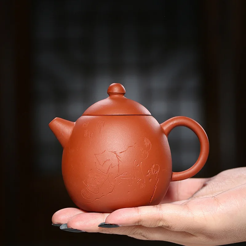 Purple sand tea pot undressed ore mud yixing teapot kung fu kettle