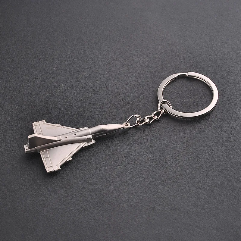 Keychains For Men Car Bag KeyRing Air Plane Model Fighter Toy Travel Fashion Gift