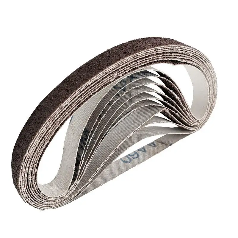 Buen valor Correa de lija de 40-452mm, 10 Uds., para adaptador de lijadora M10, máquina pulidora, herramientas abrasivas 1zWEyYor8 Buen valor Correa de lija de 40-452mm, 10 Uds., para adaptador de lijadora M10, máquina pulidora, herramientas abrasivas 1zWEyYor8