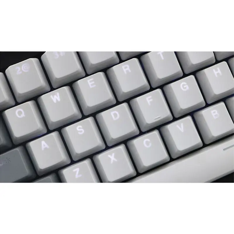 Винтажный стиль OEM профиль толстый PBT Shot с подсветкой RGB колпачки серый белый красный микс ANSI 108-Key для Cherry MX переключатели механические K