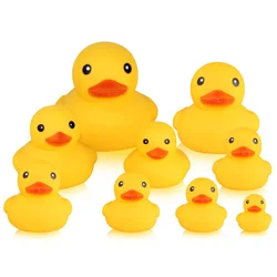 Jouet de bain de canard jaune, colle de salle de bain, pincement appelé son enfant, petit canard jaune, jouets de piscine, Super trempeur 
