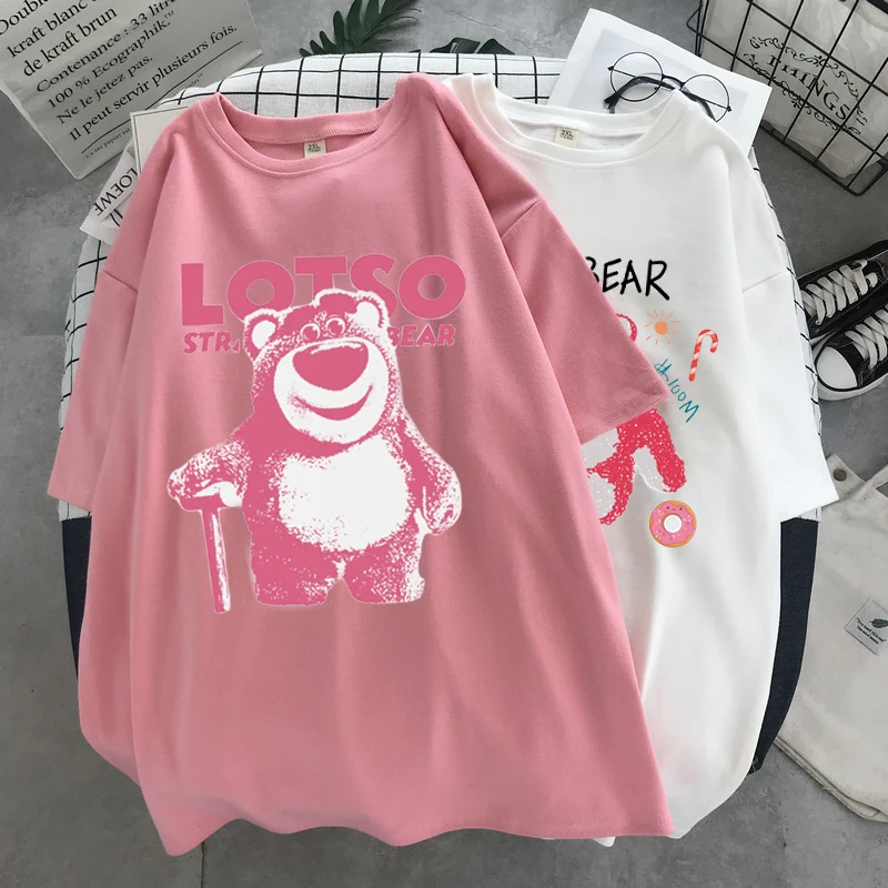 ディズニーかわいい韓国ミッキートイストーリーtシャツ女性トップス女性カジュアルoネックトップ女性韓国スタイル原宿服 Aliexpress Women S Clothing