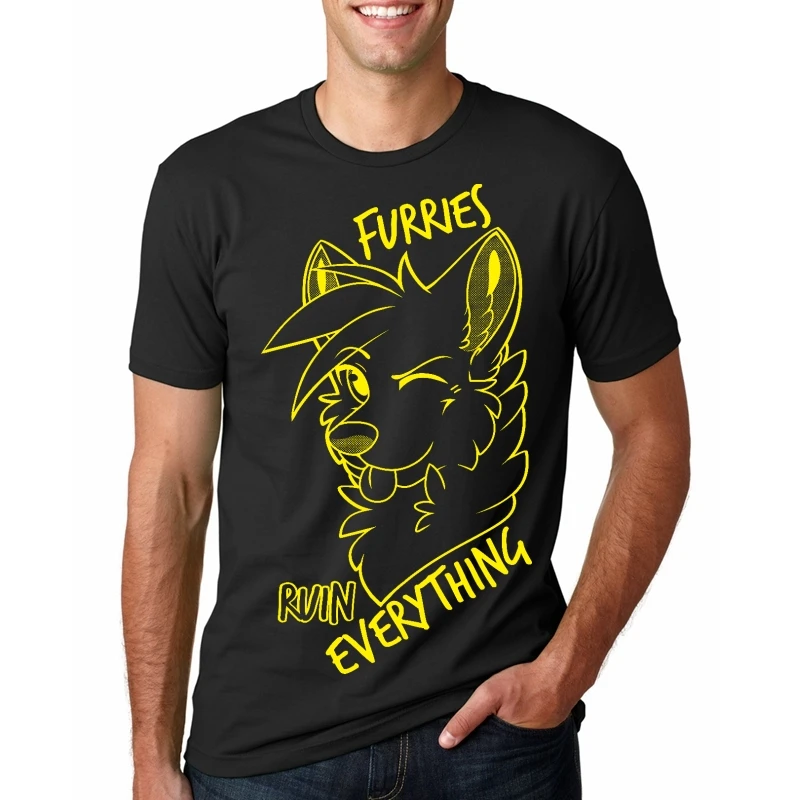 Для мужчин Funy футболка furrirues rutries с в |
