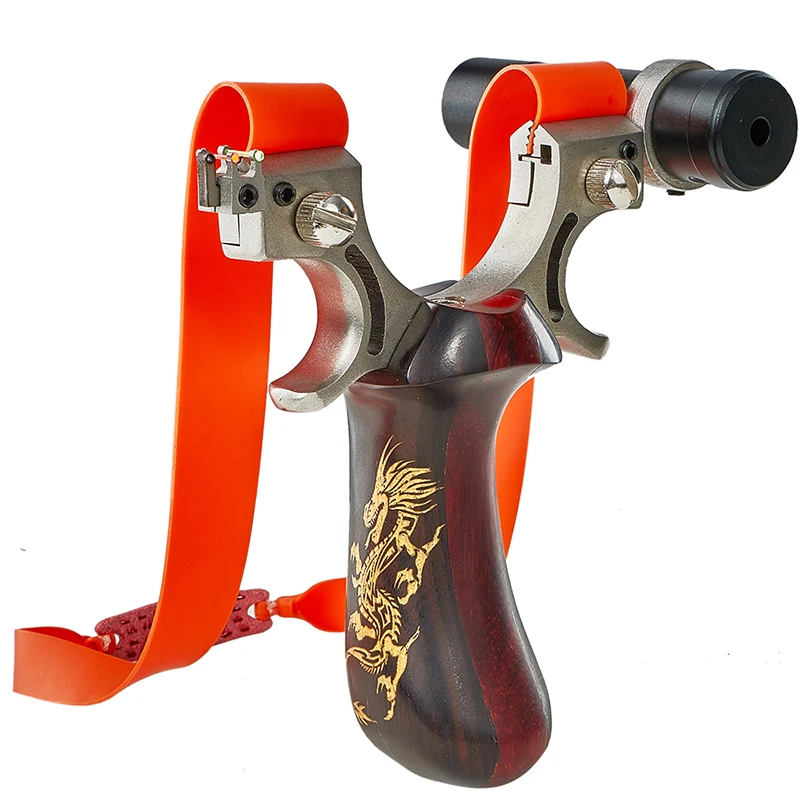 SlingshotforOutdoorShootingCatapultwithLaserFibreopticalSight