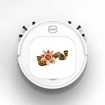

Robot Vacuum Cleaner Intelligent Automatic Mopping Clean Robot for Hard Floor Carpet great defense of the motherland colorful