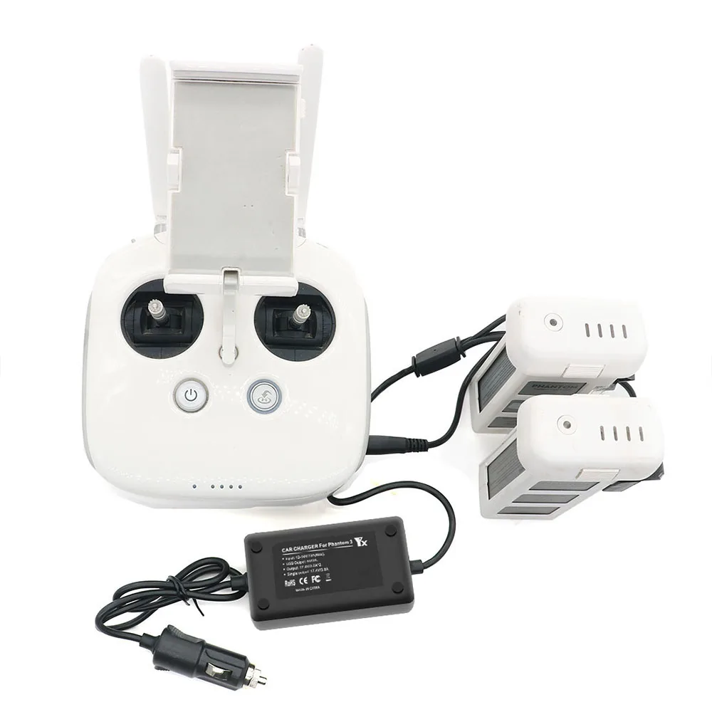 Автомобильное зарядное устройство для DJI Phantom 3 Drone Аккумуляторный пульт