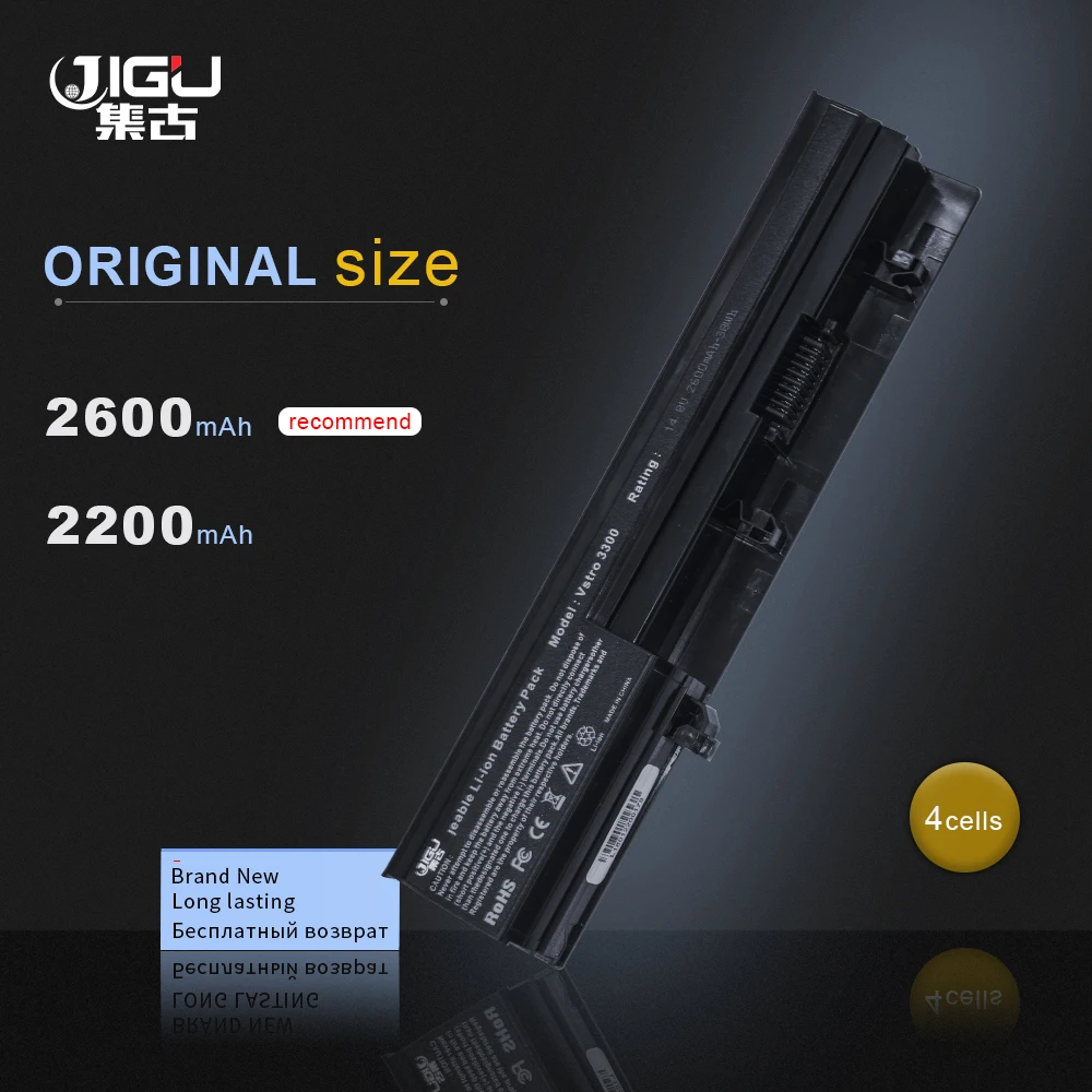 JIGU 4Cells Laptop Battery 0XXDG0 451 11354 50TKN 7W5X09C For Dell Vostro 3300 3350|laptop battery|battery for delllaptop battery dell |