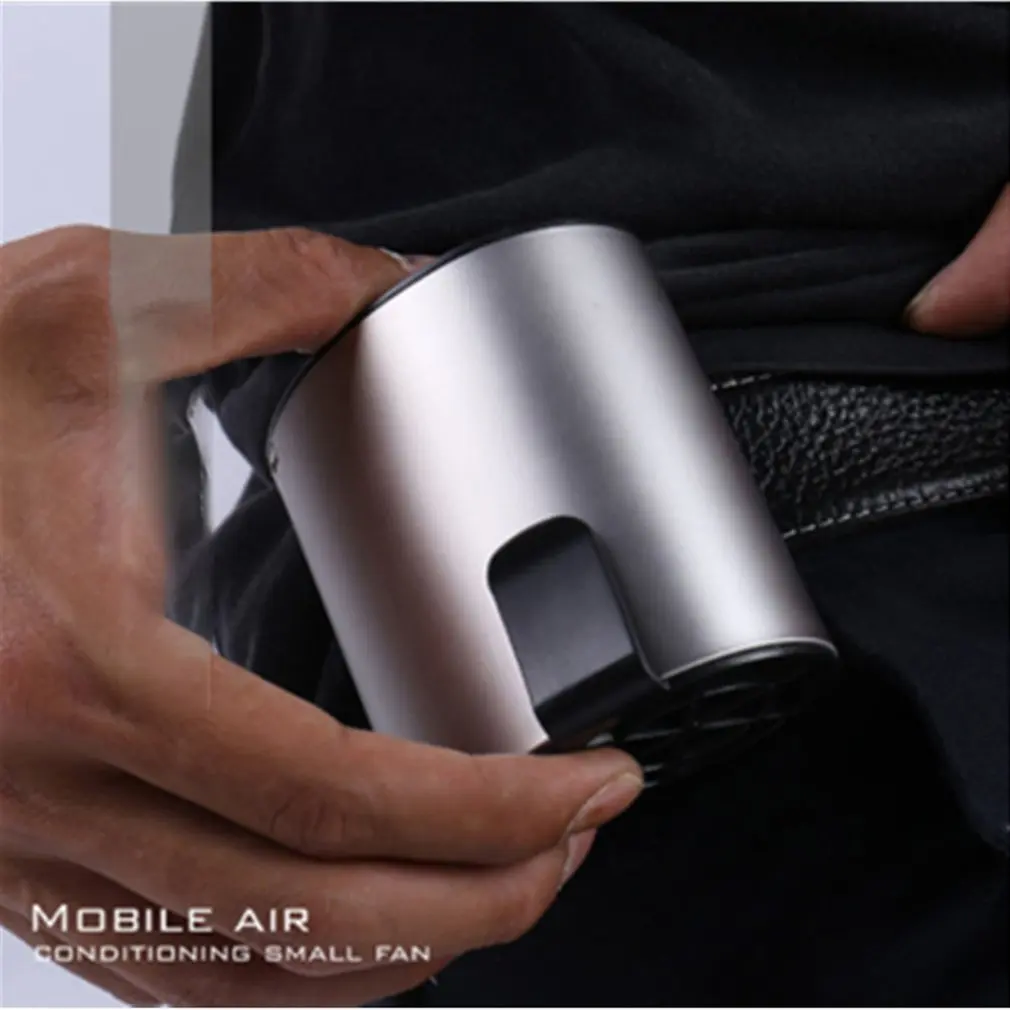 Mobile Air Conditioner Cooler Waist Fan Rechargeable Cool Usb Outdoor Waist Mini Fan Cooling Portable Hanging Waist Mini