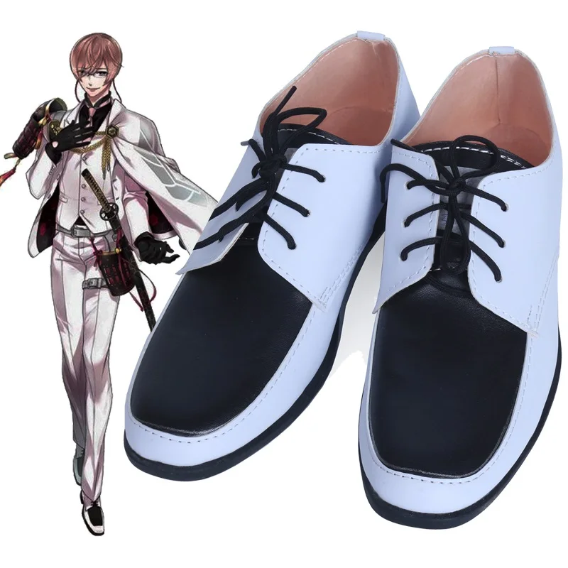 

Unisex Anime Cosplay Touken Ranbu Online Kikkou Sadamune Cosplay Costumes Boots Custom Made