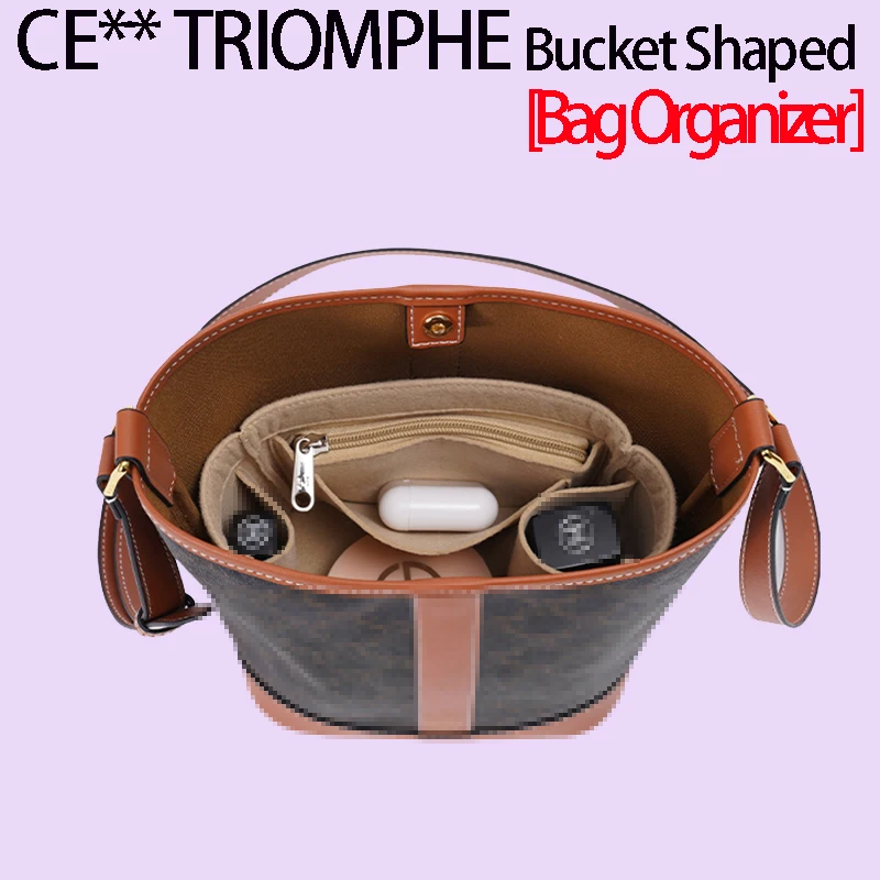 Nylon Insert Organizer Bag For Triomphe CANVAS BUCKET,Good Quality Liner  Fit Designer's Handbags,Travel Storage Inner Bag - AliExpress