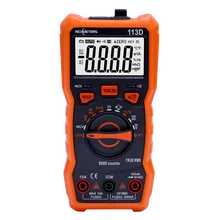 RICHMETERS RM113D NCV Digital Multimeter 6000 Counts Auto Ranging AC/DC Voltage Meter Flash Back Light Large Screen 113A/D