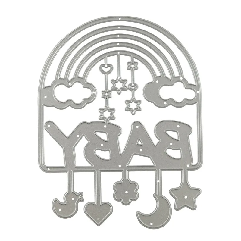 

InLoveArts Baby Rainbow New Metal Cutting Dies Stencils for DIY Scrapbooking/photo Album Decorative Embossing DIY Paper Cards