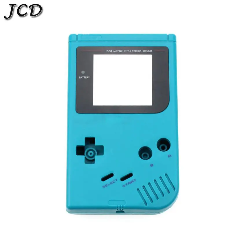 JCD для GameBoy Классическая игра Сменный Чехол пластиковый корпус крышка с кнопкой Набор для nintendo GB корпус Чехол консоль - Цвет: teal