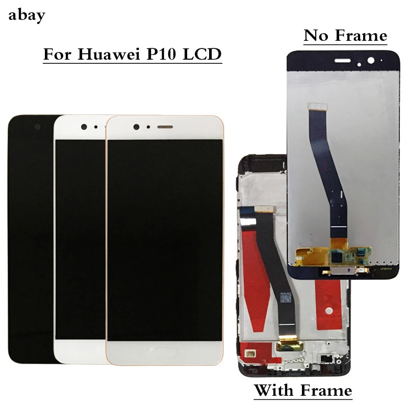 For Huawei P10 Lcd Display Touch Screen Digitizer Assembly Vtr L09 Vtr L10 Vtr L29 Display For Huawei P10 Lcd Frame Replacement Mobile Phone Lcd Screens Aliexpress