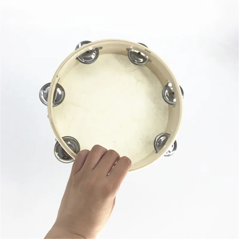 

New 6" Musical Instruments Tambourine Drum Children Educational Tambourine Round Percussion