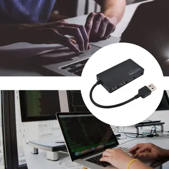 

Multi USB 3.0 Hub 4 Port High Speed Slim Compact Expansion Smart Splitter 4-port Ultra-thin Hub Splitter