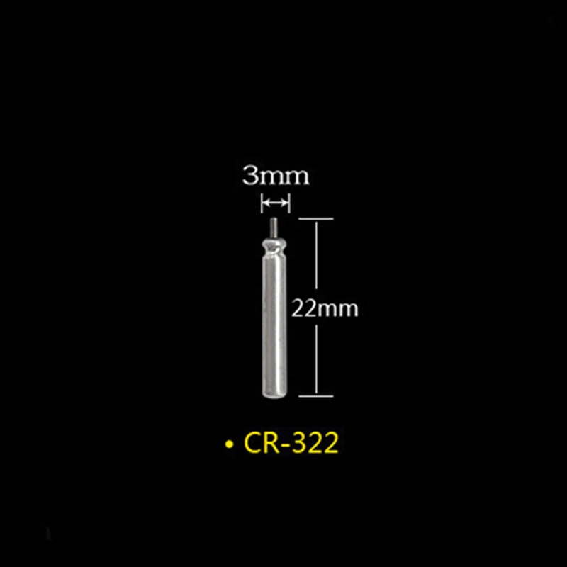 10 шт./лот CR322 батареи светящийся поплавок Батарея ночного батарея для рыбалки литий ячейки с булавками рыболовные принадлежности A027