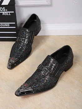 

Man Loafers Steel Toe Leisure Japanese Style Sapatenis Cow Leather Slip-on Rubber Genuine Leather Full Grain Leather Solid