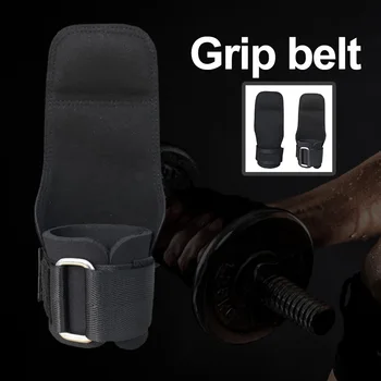 

1 Pair Protect Brace Support Gloves Weight Lifting Wrist Wrap Chinning Strength Workout Grip Strap Anti Slip Horizontal Bar