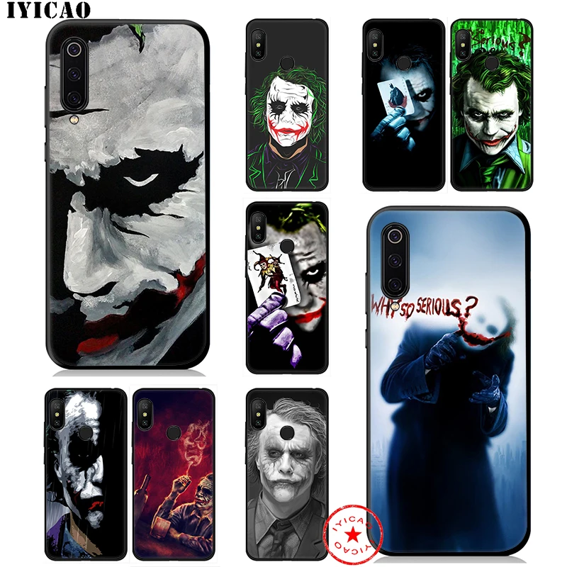 IYICAO Batman Dark Knight Joker Soft Case for Xiaomi Mi 10 A3 A2 Lite A1 CC9 CC9E 9T 9 8 6 SE Pro F1 Max 3 5X 6X MiA1 MiA2 |