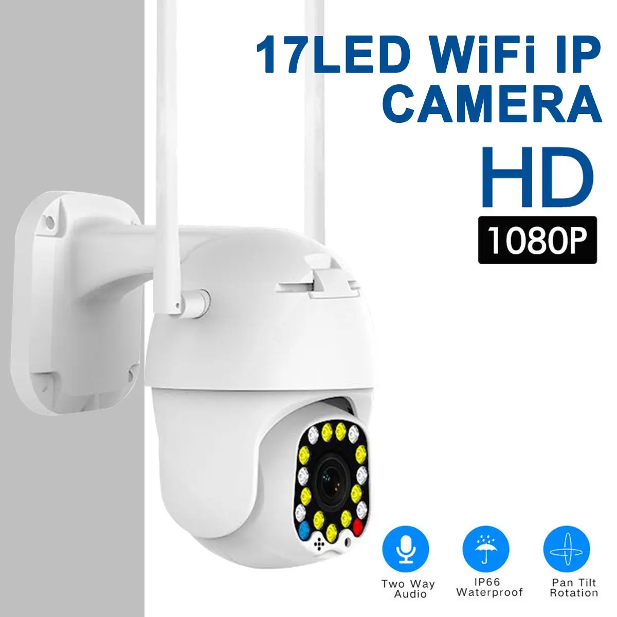 2.0MP HD 1080P PTZ IP Camera wifi Outdoor IP Pan Tilt IR Network Security Camera Waterproof Wifi Camera ip cameras 325degrees