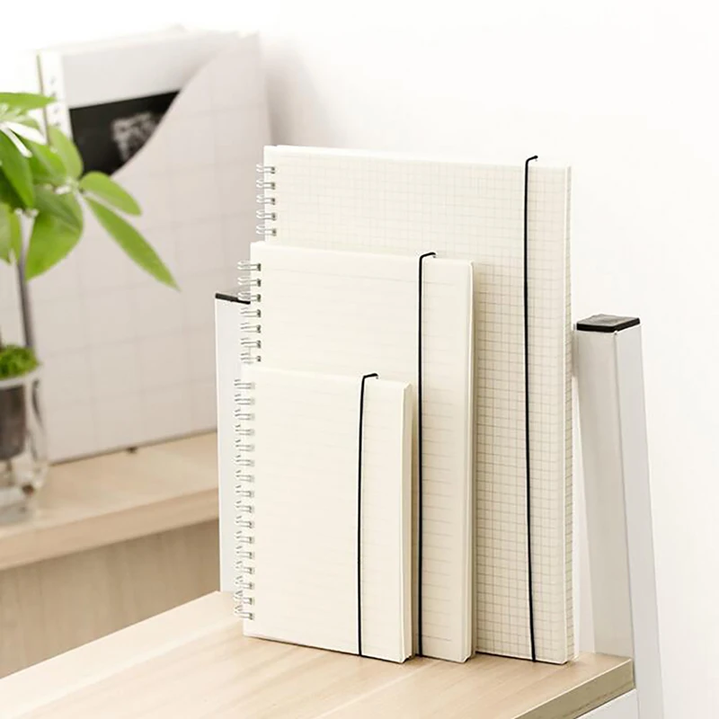 

Spiral Book Notebook Coil by-Do Lined DOT Blank Grid Sketchbook Diary Journal Paper School Supplies Stationery Shop