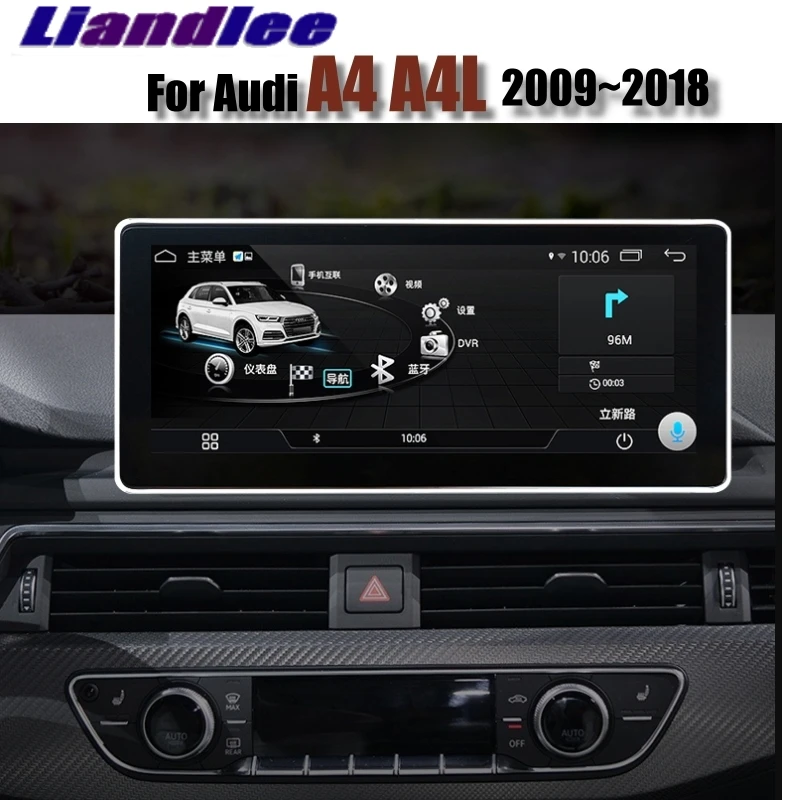 Автомобильный мультимедийный плеер Liandlee NAVI 10 25 ISP экран для Audi A4 A4L B9 8 Вт 2016 2017 2018