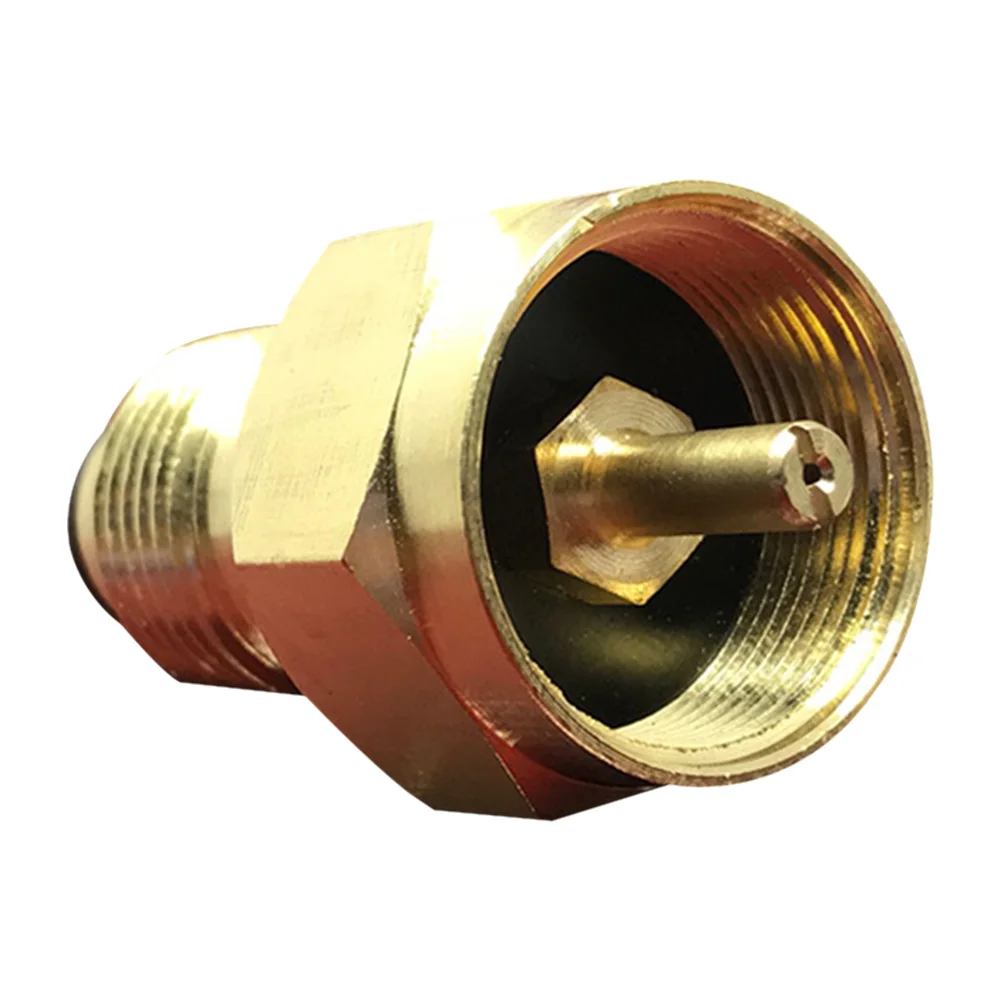 Camping Stove Safety Heavy Duty Refill Adapter Anti Corrosion Converts Propane Connection Easy Install Home LP Gas Hiking