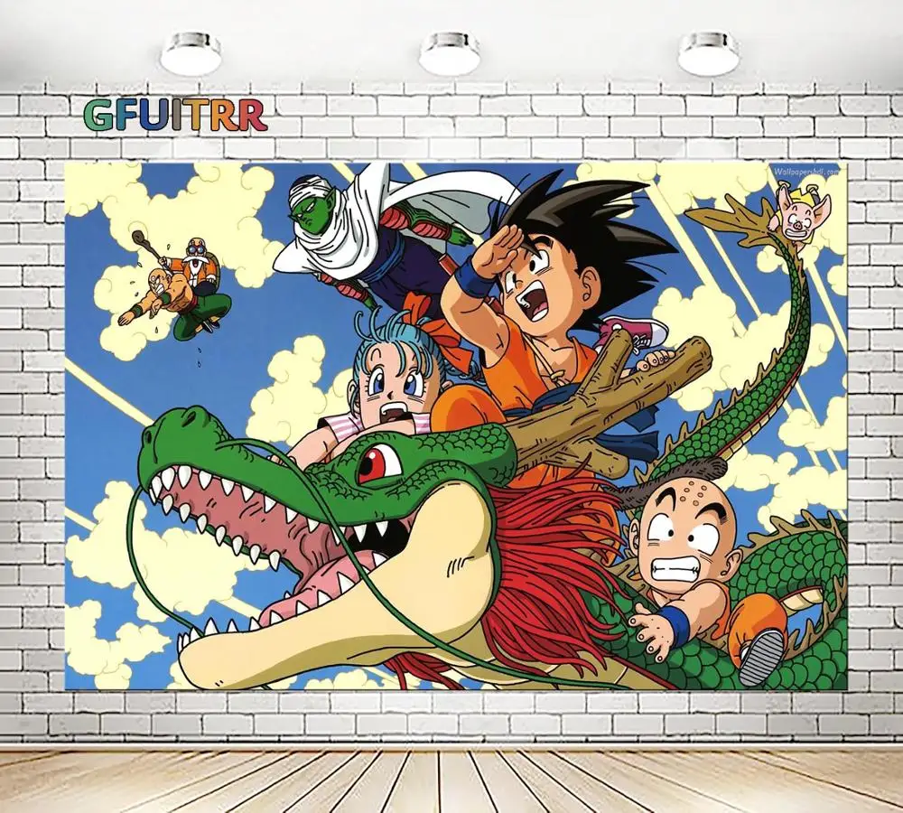 Мультфильм Fly Dragon Ball обезьяна фон для фотосъемки с изображением детская День