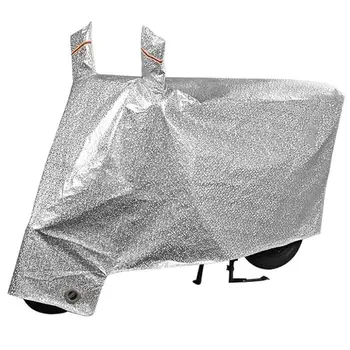 

Motorcycle Dust-proof Cover Silver UV Rain Protector Night Light Warning Flocking Thicken Reflective Safety Clothing