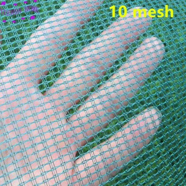 Length 1m Green Family Breeding Net Fish Cages Materials Plastic