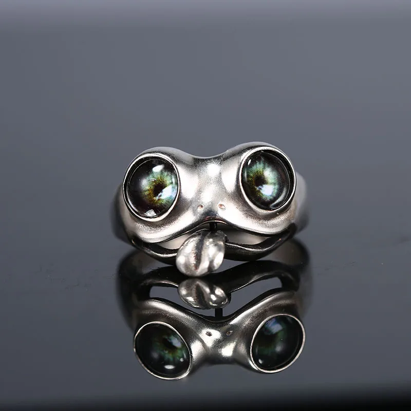 Frog Rings Engagement Wedding Jewelry Men Women finger ring,silver ring,wedding rings,wedding ring,animal ring