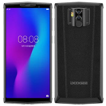 Перейти на Алиэкспресс и купить DOOGEE N100 NFC 10000 мАч Android 9,0 мобильный телефон 4 Гб + 64 Гб 5,99 ''FHD + дисплей Helio P23 MT6763 Восьмиядерный 21MP 4G смартфон