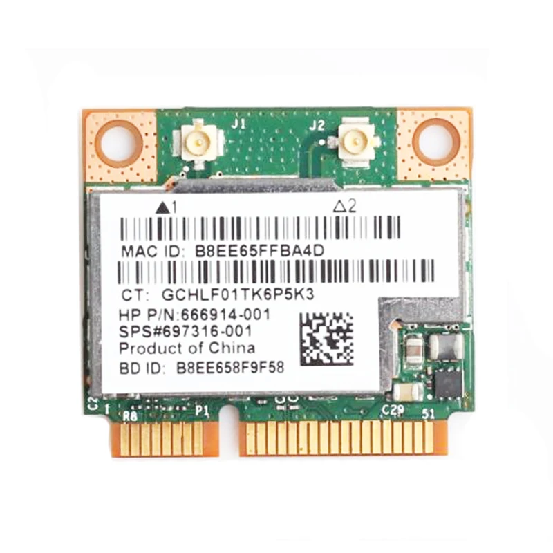 Двухдиапазонная Wi-Fi карта Broadcom BCM943228HMB 802.11a/b/g/n 300 Мбит/с беспроводная Bluetooth 4 0