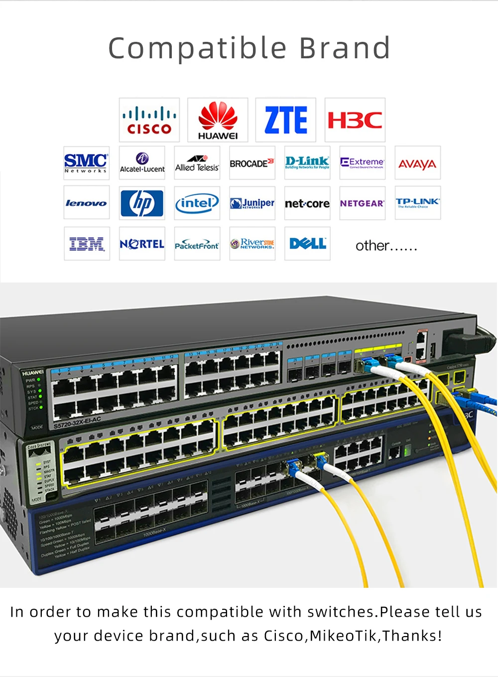 5 пар 20 км гигабитный SM BIDI SFP Модуль LC разъем оптический приемопередатчик одиночный режим совместим с Cisco Fibra Ethernet коммутатор