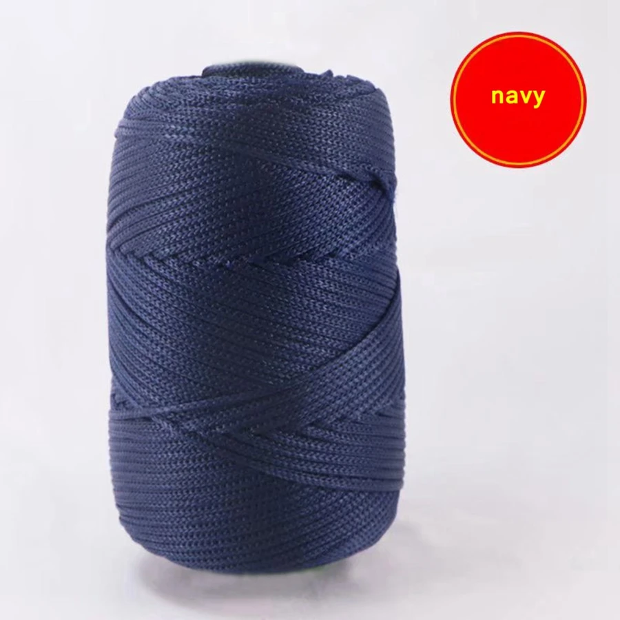 3mm 230g/roll Nylon Ice Yarn for hand knitting Summer Hats Bags Knitted Crochet DIY Handmade Craft Knit Yarn Thread 2