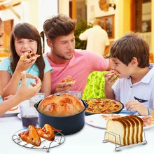 110 шт./компл. металлическая жаропрочная посуда для пиццы, воздушные приборы для фритюрницы, сковорода для торта, двойной кухонный слой, зажим для еды, держатель для горшка для 5.2QT-5.8QT