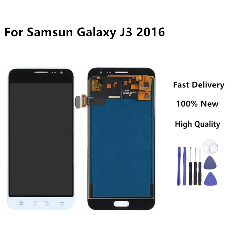 

Repair parts For Samsung J3 2016 lcd For Galaxy j3 2016 Screen J320F J320M J320H J320FN Touch Screen Digitizer +Free Tools