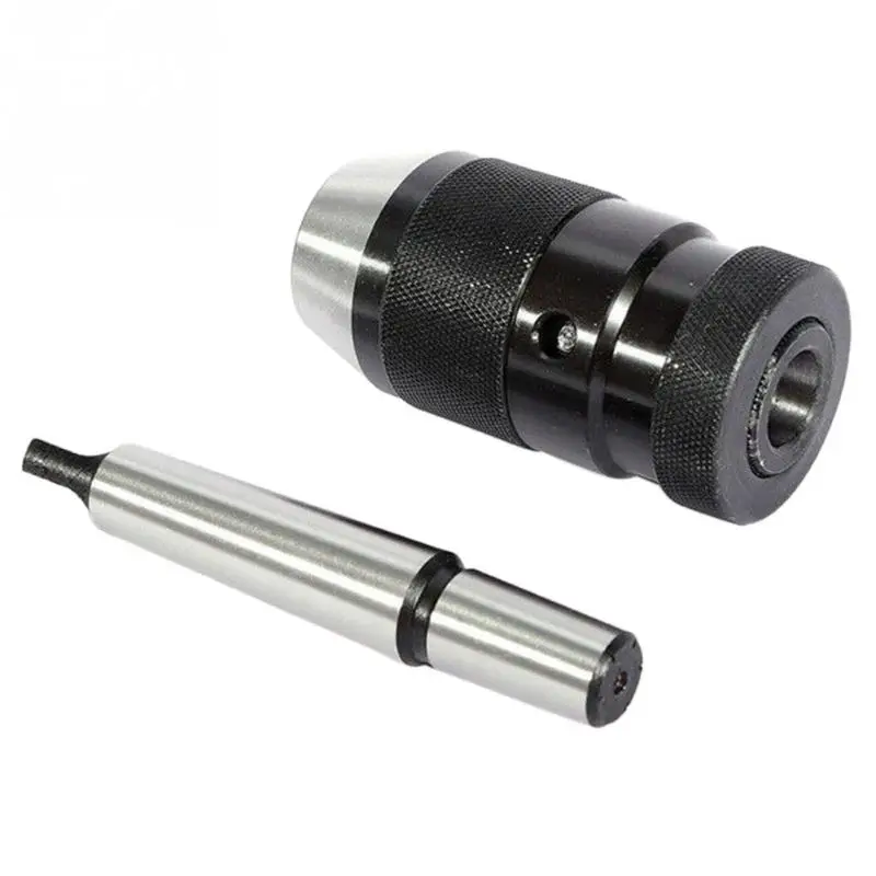 

1-16mm MK2 Steel Drill Chuck Portable Durable Live Center Self Tighten Accurate MT2-B16 Arbor Machine Lathe Tool Taper Keyless