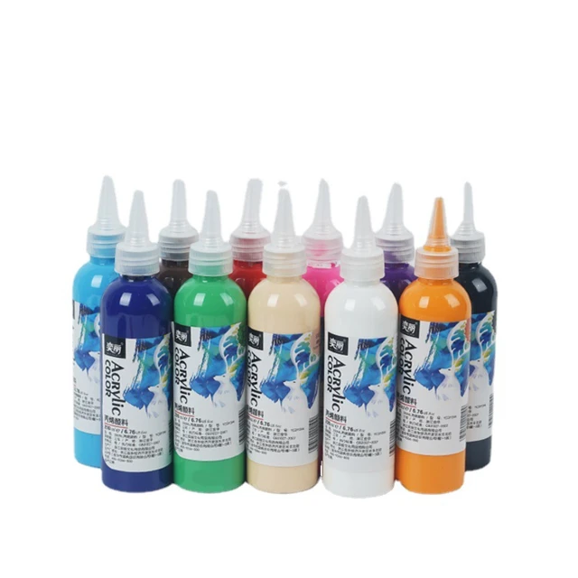 Colored Bottles Paint By Numbers - Numeral Paint Kit
