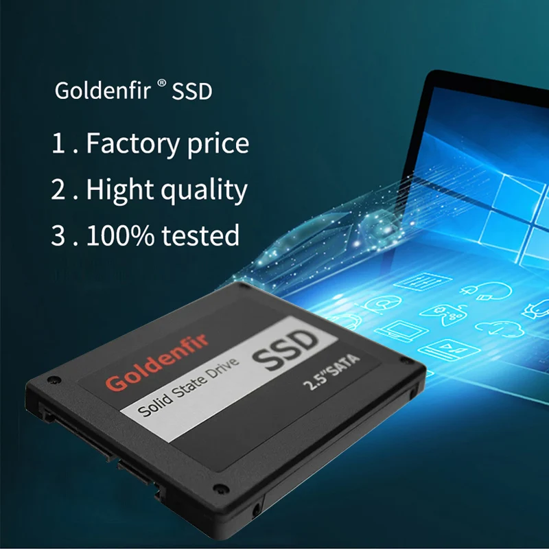 Жесткий диск Goldenfir SSD 180 ГБ 360 гб 720 Гб для ноутбука настольного компьютера |