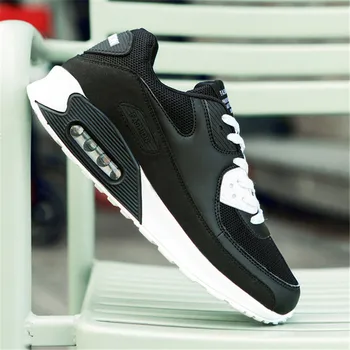 

2020 Men Air Cushion Sneakers Popular Fashion Men Casual Shoes Man Lace-up Breathable Max Walking Trainer Male Tenis Feminino